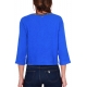 MAGLIA DONNA SCOLLO A V IN MISTO ALPACA, BLUETTE