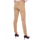 PANTALONE SKINNY IN COTONE STRETCH, CAMMELLO