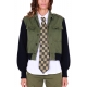 BOMBER IN COTONE E MAGLIA, VERDE