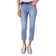 JEANS SLIM CON CINTURA, BLU