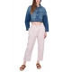 GIACCA JEANS CROPPED, BLU