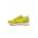 SNEAKERS DONNA IN PELLE E TESSUTO, VERDE