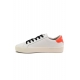 SNEAKERS UOMO IN PELLE, BIANCO