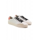 SNEAKERS UOMO IN PELLE, BIANCO