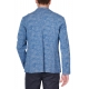 GIACCA BLAZER MONOPETTO IN MISTO COTONE STRETCH, BLUETTE