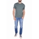 T-SHIRT UOMO MANICA CORTA CON LOGO, VERDE