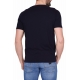 T-SHIRT MANICA CORTA CON STAMPA, BLU