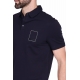 POLO REGULAR FIT IN JERSEY DI COTONE, BLU