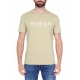 T-SHIRT MANICA CORTA CON LOGO, BEIGE