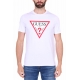 T-SHIRT CON MANICA CORTA CON LOGO ICONICO, BIANCO