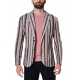 GIACCA BLAZER MONOPETTO IN MAGLIA, FANTASIA