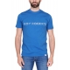 T-SHIRT GIROCOLLO CON LOGO, BLUETTE