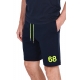 SHORT UOMO IN FELPA DI COTONE, BLU