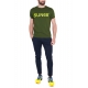 T-SHIRT UOMO MANICHE CORTE IN JERSEY, VERDE