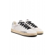 SNEAKERS DONNA IN PELLE CON DETTAGLI GLITTER, BIANCO