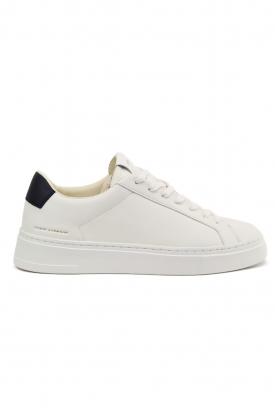 SNEAKERS UOMO IN PELLE CON SUOLA EXTRA LIGHT, BIANCO