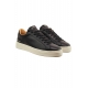 SNEAKERS UOMO IN PELLE CON SUOLA EXTRA LIGHT, NERO