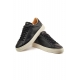 SNEAKERS UOMO IN PELLE CON SUOLA EXTRA LIGHT, NERO