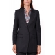 GIACCA BLAZER IN FLANELLA, NERO