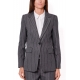 GIACCA BLAZER GESSATO, GRIGIO