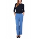 PANTALONE DONNA A PALAZZO, BLUETTE