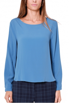 BLUSA IN CRÈPE DI MISTO SETA, BLUETTE