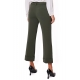 PANTALONE CROPPED A PALAZZO, VERDE