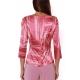 BLUSA IN RASO STRETCH FANTASIA, ROSA