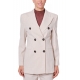 GIACCA BLAZER IN FLANELLA STRETCH, BEIGE