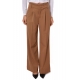 PANTALONE A PALAZZO IN TESSUTO STRETCH, CAMMELLO