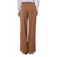 PANTALONE A PALAZZO IN TESSUTO STRETCH, CAMMELLO