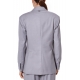 GIACCA BLAZER IN TESSUTO TWILL STRETCH, GRIGIO