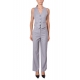 GILET DONNA IN TESSUTO TWILL STRETCH, GRIGIO