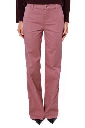 PANTALONE CHINO IN COTONE STRETCH, ROSA