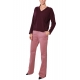 PANTALONE CHINO IN COTONE STRETCH, ROSA