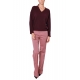 PANTALONE CHINO IN COTONE STRETCH, ROSA