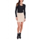 TOP MANICA LUNGA CON CUT OUT, NERO