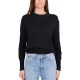 MAGLIA DONNA GIROCOLLO LANA CASHMERE, NERO