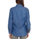 CAMICIA JEANS DONNA, BLU