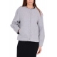 BOMBER OVERSIZE IN PANNO, GRIGIO